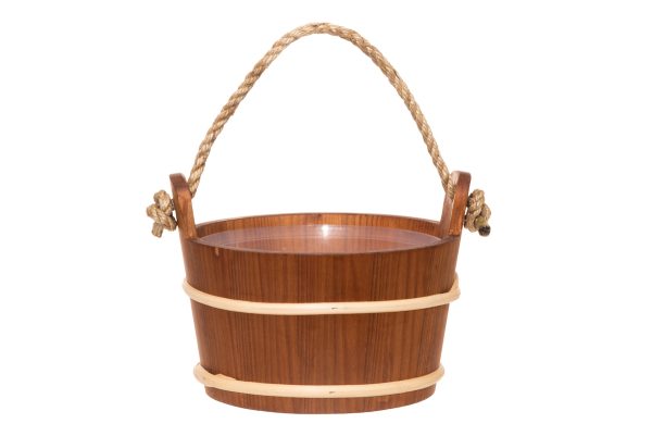 Træ saunaspand - rødel - 4 liter - Image 3