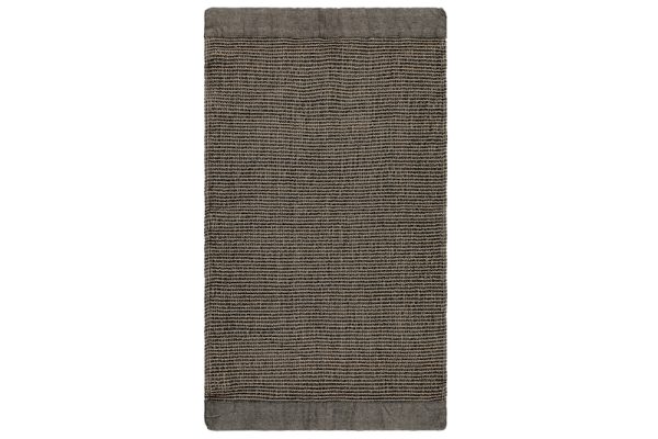 Sauna sidde håndklæder 90X180 cm. - sort/beige