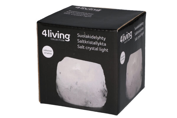 Lysestage af klippesalt hvid - Image 2