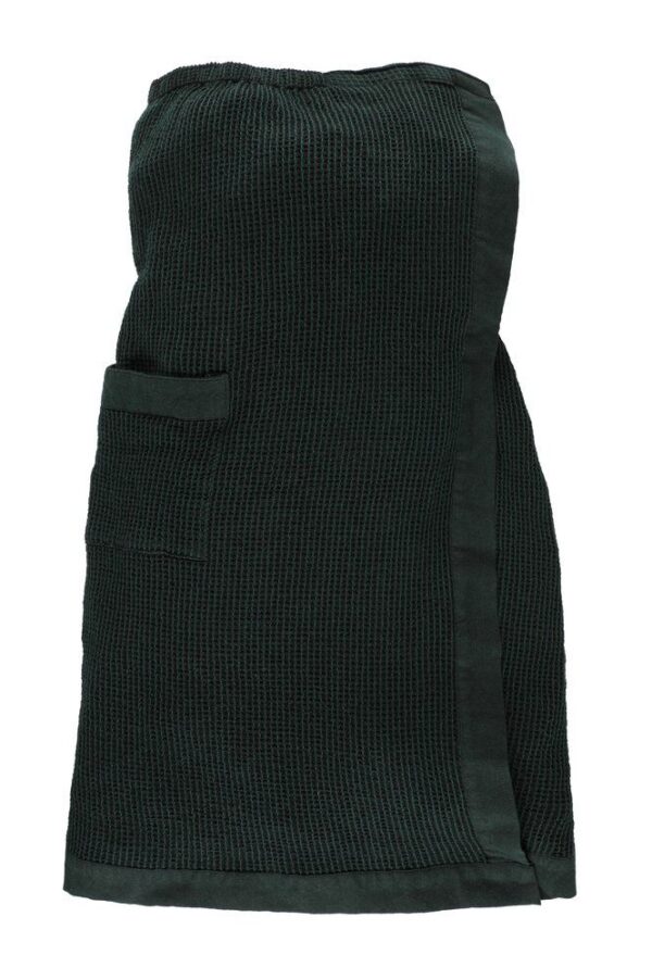 Rento Kenno Sarong 85x145 cm. sort/mørkegrøn