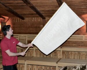 SAUNAGUT® Saunagus Flag - Tilpasset til Alle Saunastørrelser