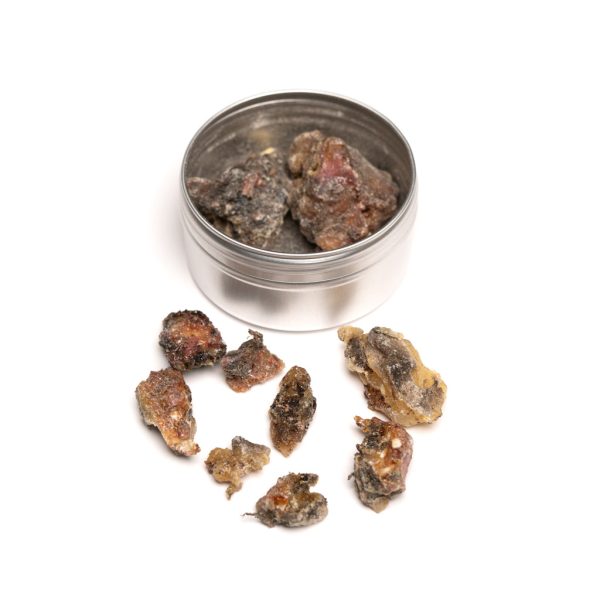 Aged spruce resin smoke box